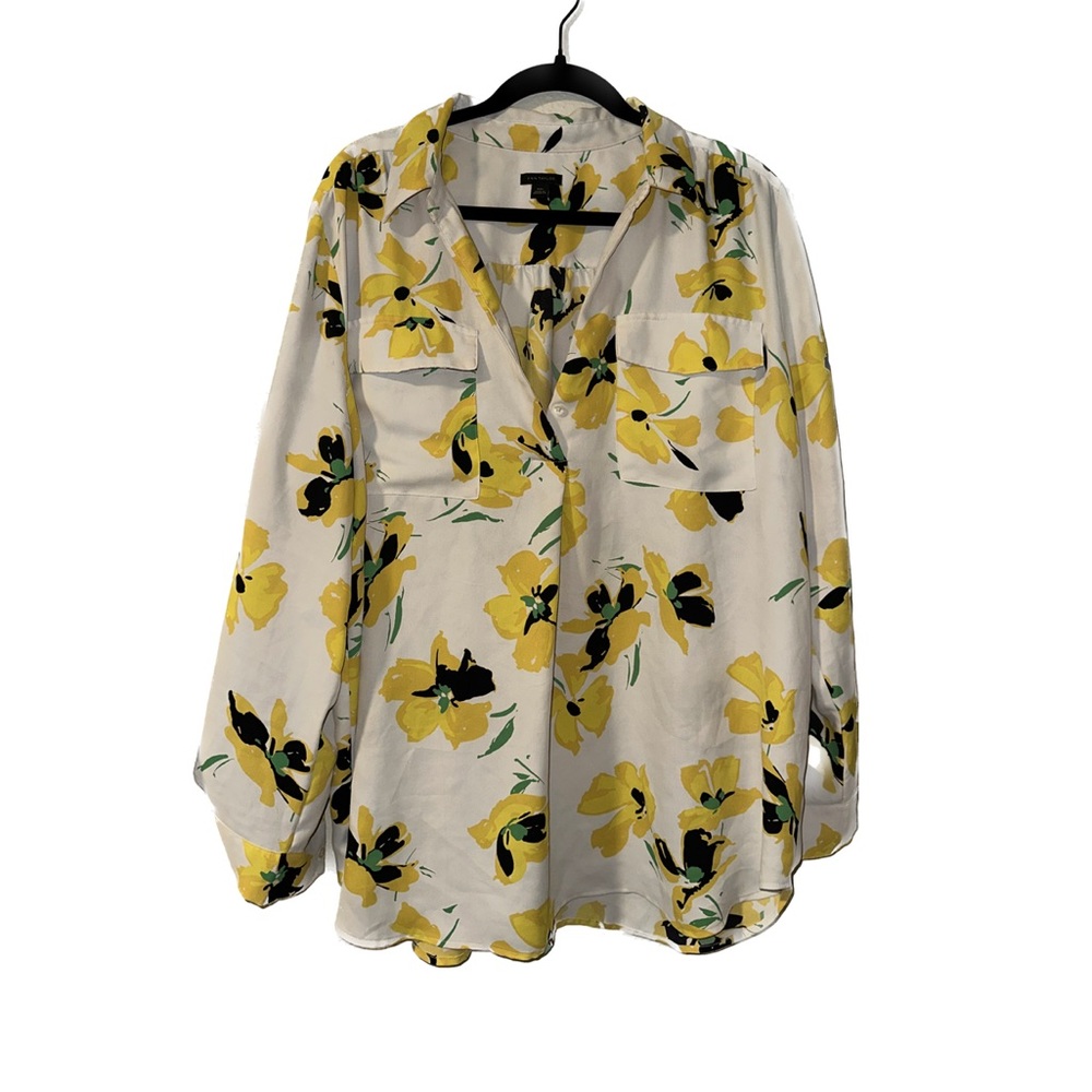 Ann Taylor Long Sleeved Blouse
